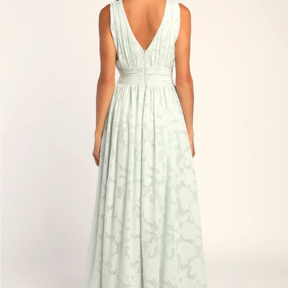 Lulus Sage Green Floral Maxi Dress - Picture 4 of 11
